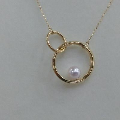 ふるさと納税 鳥羽市 伊勢志摩あこや本真珠ネックレスダブルサークルK18 300-17 |  | 01