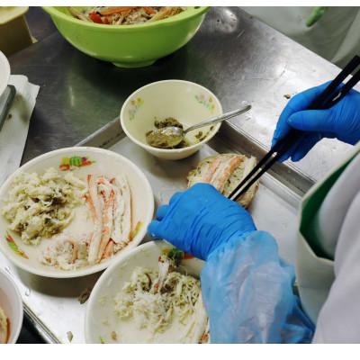 ふるさと納税 新発田市 佐渡産本ズワイガニ・毛ガニ甲羅詰め食べ比べ　100g×各1個 |  | 03