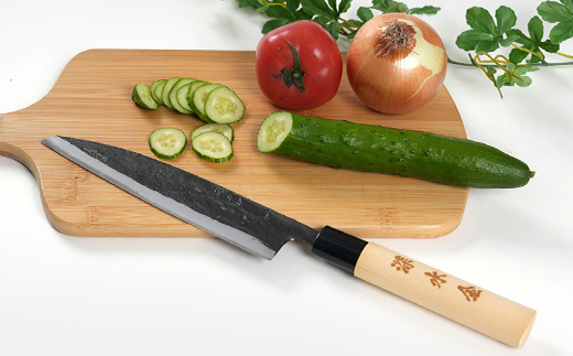 伝統工芸 包丁 薩摩包丁 大 18cm 三徳包丁 文化包丁 C0-7【配送不可地域：沖縄県】