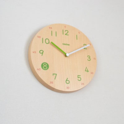 旭川家具 cosine　子ども時計 名入れ加工あり_03968【1506472】