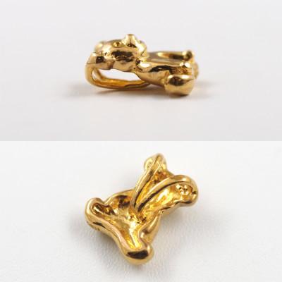 ふるさと納税 山梨県 【山梨県】【ジュエリー】K24 pure gold Bear/ベアー ペンダントトップ |  | 02