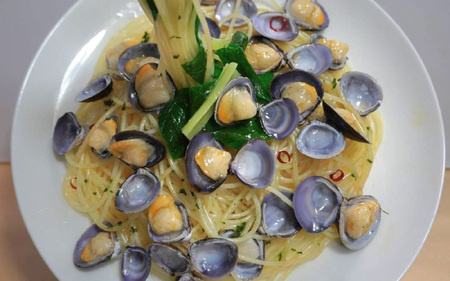 琵琶湖産しじみキノコパスタのもとPREMIUM　2人前×2 [TT007] / 蜆