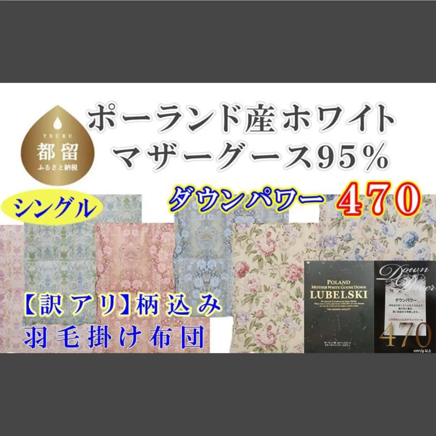 【訳あり】【羽毛掛け布団】シングル ポーランド産マザーグース９5％【ck434】