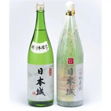 「日本城」吟醸純米酒と特別本醸造1.8L×2種セット【1217603】