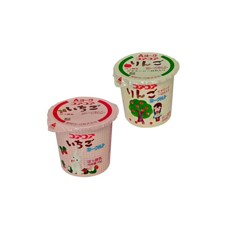 【6ヶ月定期便】愛知ヨーク　コアコアいちご・コアコアりんご　20個入［108A08-T］ヨーグルト コアコアいちご コアコアりんご 20個入 愛知ヨーク 定期便 セット カップヨーグルト 朝食 乳製品