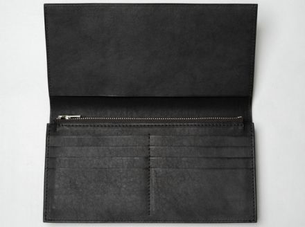 徳島で染め上げた革製品【泥染】長財布−long wallet−
