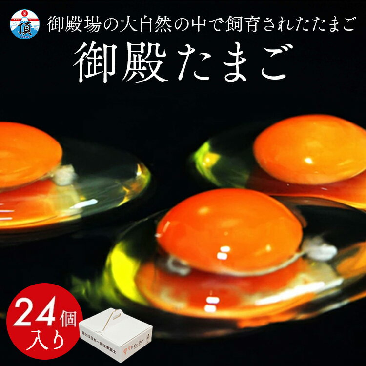 【ふるさと納税】「御殿たまご」赤たまご20個+破損保障分4個（6ヶ入P×4P） ｜ 卵 タマゴ 玉子 たまごかけご飯 生卵 鶏卵 卵焼き 国産 東富士養鶏場 ※北海道・沖縄・離島への配送不可