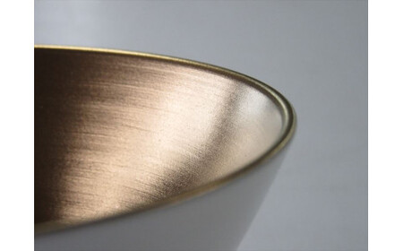 A50-197 ARITA PORCELAIN LAB(アリタポーセリンラボ) ゴールド・ペア小鉢小飯碗 有田焼 茶碗 モダン ボウル スタイリッシュ