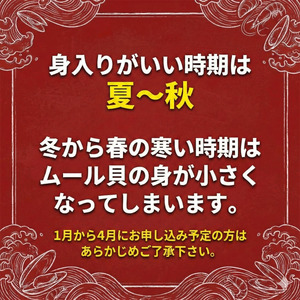 三陸産 活ムール貝 3kg ムール貝