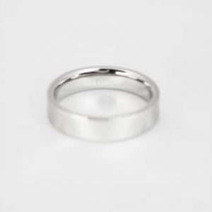 純チタン平打リング (幅2.5mm) 14号 | アクセサリー リング