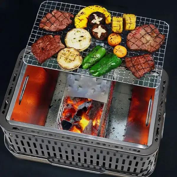 熱くなりにくい 少煙シチリン バーベキュー用品 アウトドア用品 キャンプ用品 卓上七輪 少煙七輪　[グリーンライフ]【016P057】