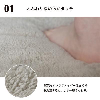 ふるさと納税 泉佐野市 風のないドライヤー バスマット2枚セット ネイビー |  | 01
