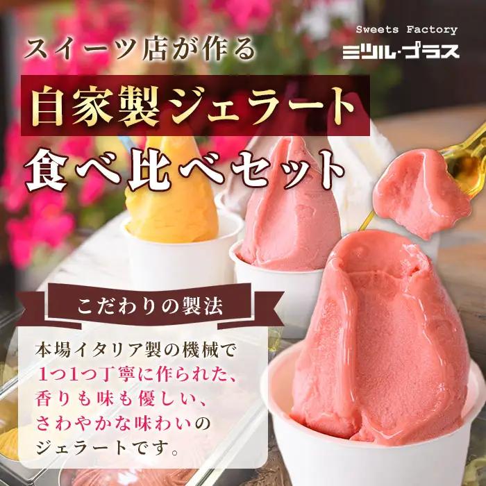 ＜先行予約受付中！2026年9月から順次発送予定＞自家製こだわり製法！自家製ジェラート(4個) アイス クリーム スイーツ デザート ご褒美 詰め合わせ 食べ比べ 【I-11】【ミツル・プラス】