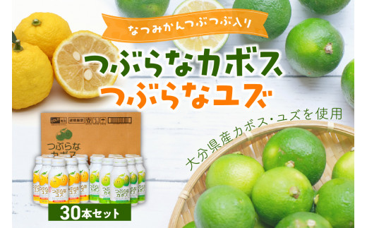 
            つぶらなカボス15本 つぶらなユズ15本セット 飲料 大分県 果汁 はちみつ ご当地 ドリンク 夏みかん つぶ入り カボス セット I02038
          