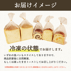 【全6回定期便】 食パン 5種セット パンパンパンパンパン -0200