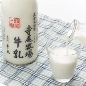 寺尾牧場のこだわり濃厚牛乳(ノンホモ牛乳)3本セット(900ml×3本)【日高町】【配送不可地域：離島】【1217456】