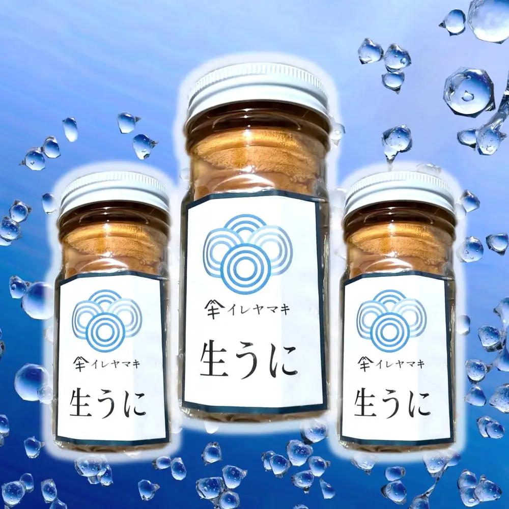 生うに 小瓶入 生うに 60g×3本