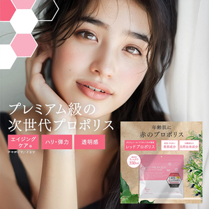 RED PROPOLIS MOIST FACE MASK レッド プロポリス モイスト フェイスマスク 30枚入×2個セット Make.iN パック 日本製 保湿 自宅エステ シートマスク 潤い スキ