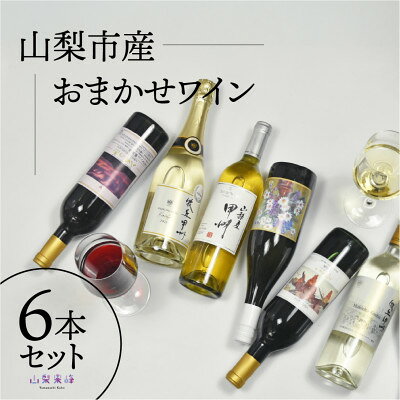 【ふるさと納税】山梨市産推奨ワイン6本セット【配送不可地域：沖縄県】【1631255】