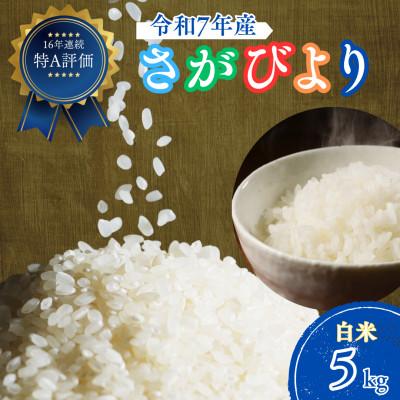 ふるさと納税 吉野ヶ里町 令和7年産 さがびより(白米)5kg(吉野ヶ里町)
