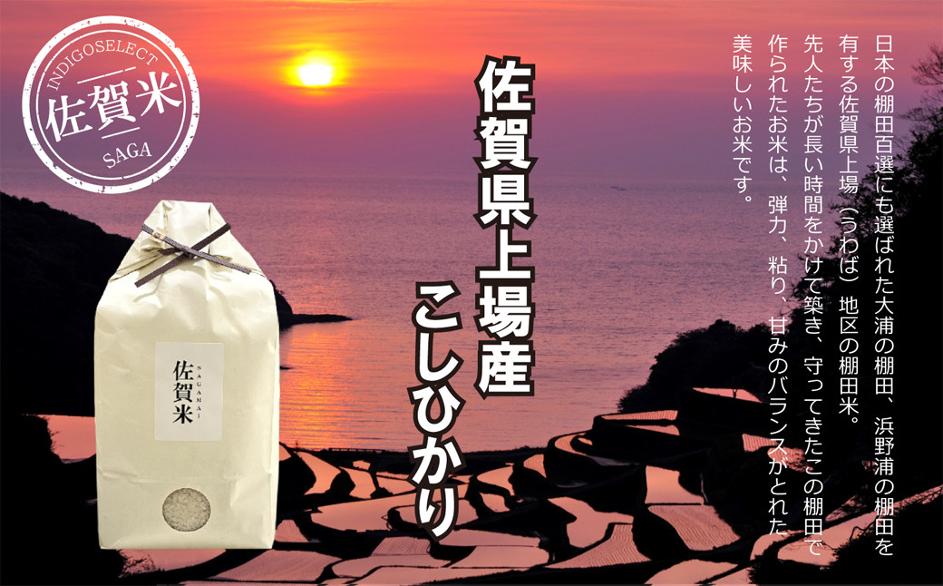 
                  佐賀県上場産こしひかり4kg
                