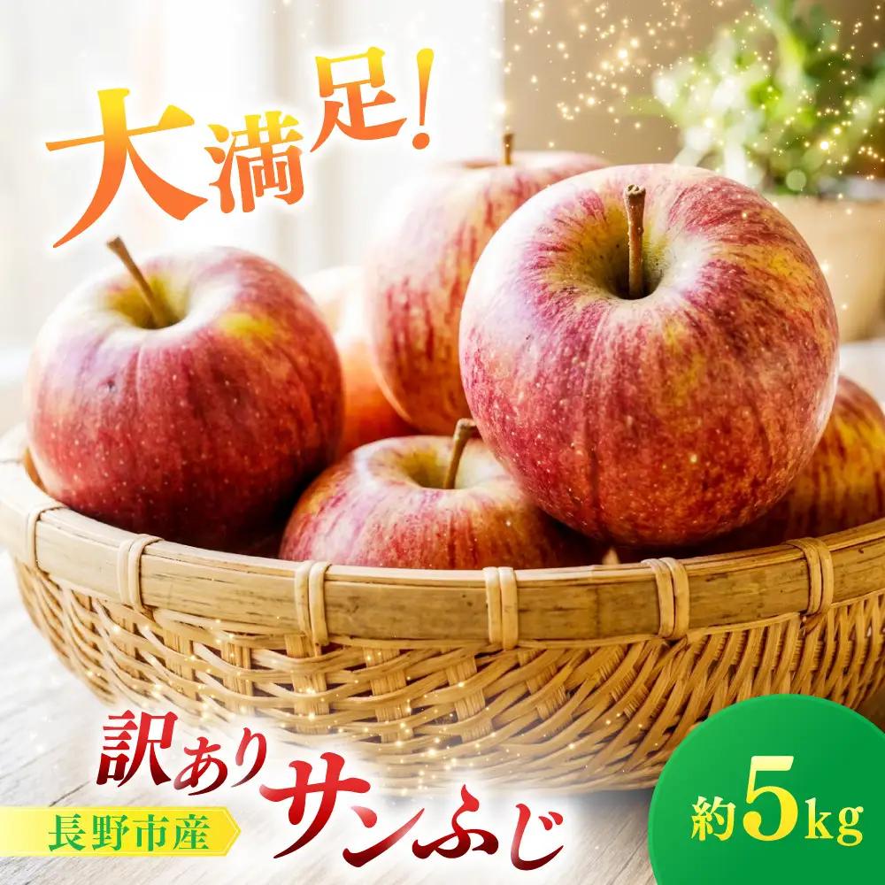 サンふじ（訳あり）5kg | りんご フルーツ 果物 りんご