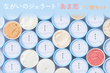 ながいのジェラート「あま恋」12個セット_E111