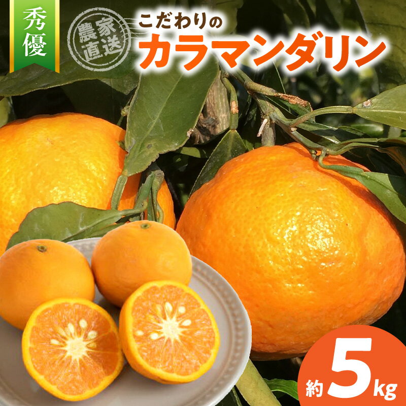 【ふるさと納税】【限定】 【2027年先行予約】こだわりの カラマンダリン 秀優 約5kg 藤秀園 【ミカン 蜜柑 柑橘 温州みかん 和歌山 有田 】【ミカン 蜜柑 春みかん 柑橘】