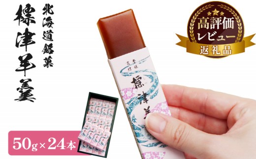 
                  標津羊羹 一口サイズ50g×24本 羊羹 羊かん 標津羊羹 和菓子 お茶菓子 ようかん 金時豆 てんさい糖 ビート糖 スイーツ ひと口 お取り寄せ ギフト お土産 ふるさと納税 北海道 中標津町 中標津【22004EA0101】
                