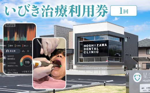 いびき治療利用券（１回） 【最新 いびき 治療 利用券 ふるさと納税 群馬県 安中市】ANBV001