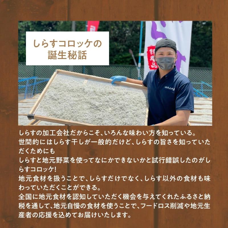 【12月24日受付分まで年内発送】しらす入りコロッケ30個！(6個/袋×5袋)【冷凍】 　H018-037