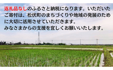 【返礼品なし】埼玉県松伏町への応援寄付3,000円