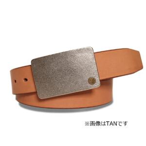 天神ワークス/レザーベルトBE401/COBALT BLUE 〈38インチ〉