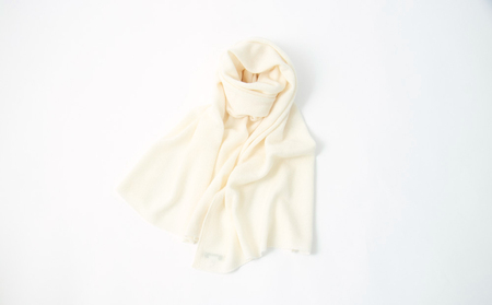 カシミヤ ストール UTO 天使のストール レギュラーサイズ（オフホワイト） 岩手県 北上市 L0102 （UTO)