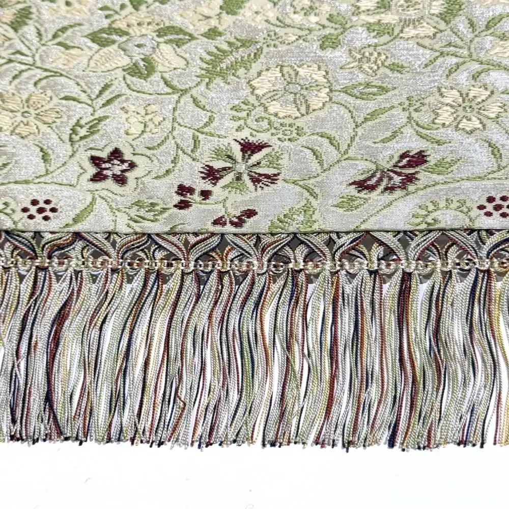 【龍村美術織物】早雲寺テーブルセンター（2号サイズ・銀）