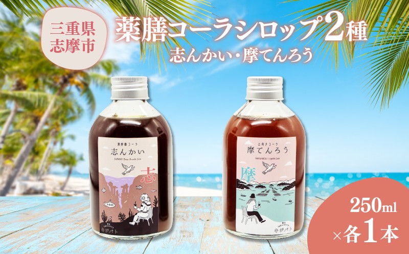 
                  【飲み比べ2種セット】 薬膳 クラフトコーラ 飲み比べ 2種 セット (志んかい 摩てんろう) 250ml×各1本 コーラ シロップ 詰合せ ドリンク リラックス セルフケア 健康 スパイス 睡眠ケア 温活 ハーブドリンク インナーケア 漢方
                