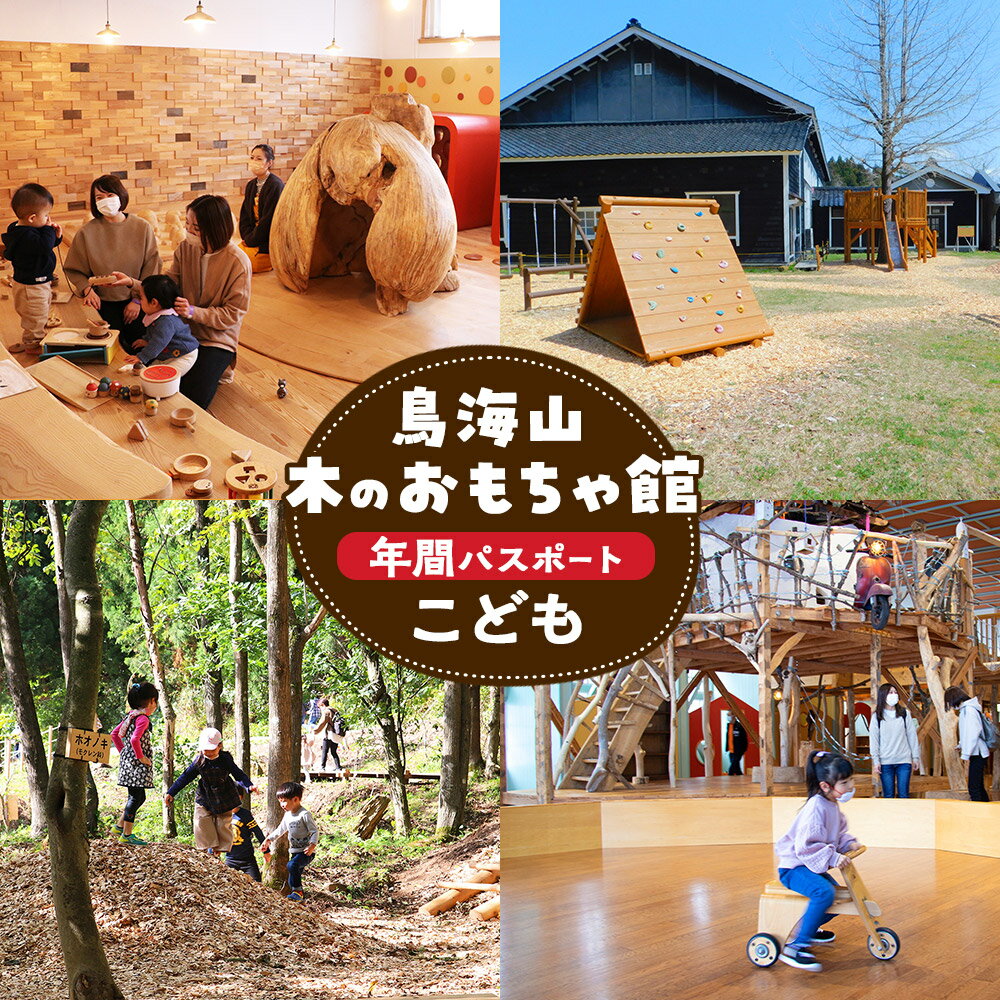 【ふるさと納税】鳥海山 木のおもちゃ館　年間パスポート（こども）