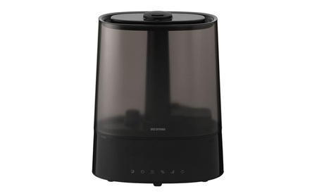 上給水超音波ハイブリッド加湿器 AHM-HUT55A-B ブラック 加湿器 アイリスオーヤマ ハイブリット加湿器 卓上 おしゃれ 6L ハイブリット式 オフィス 寝室 上から給水 上部給水 タンク付き
