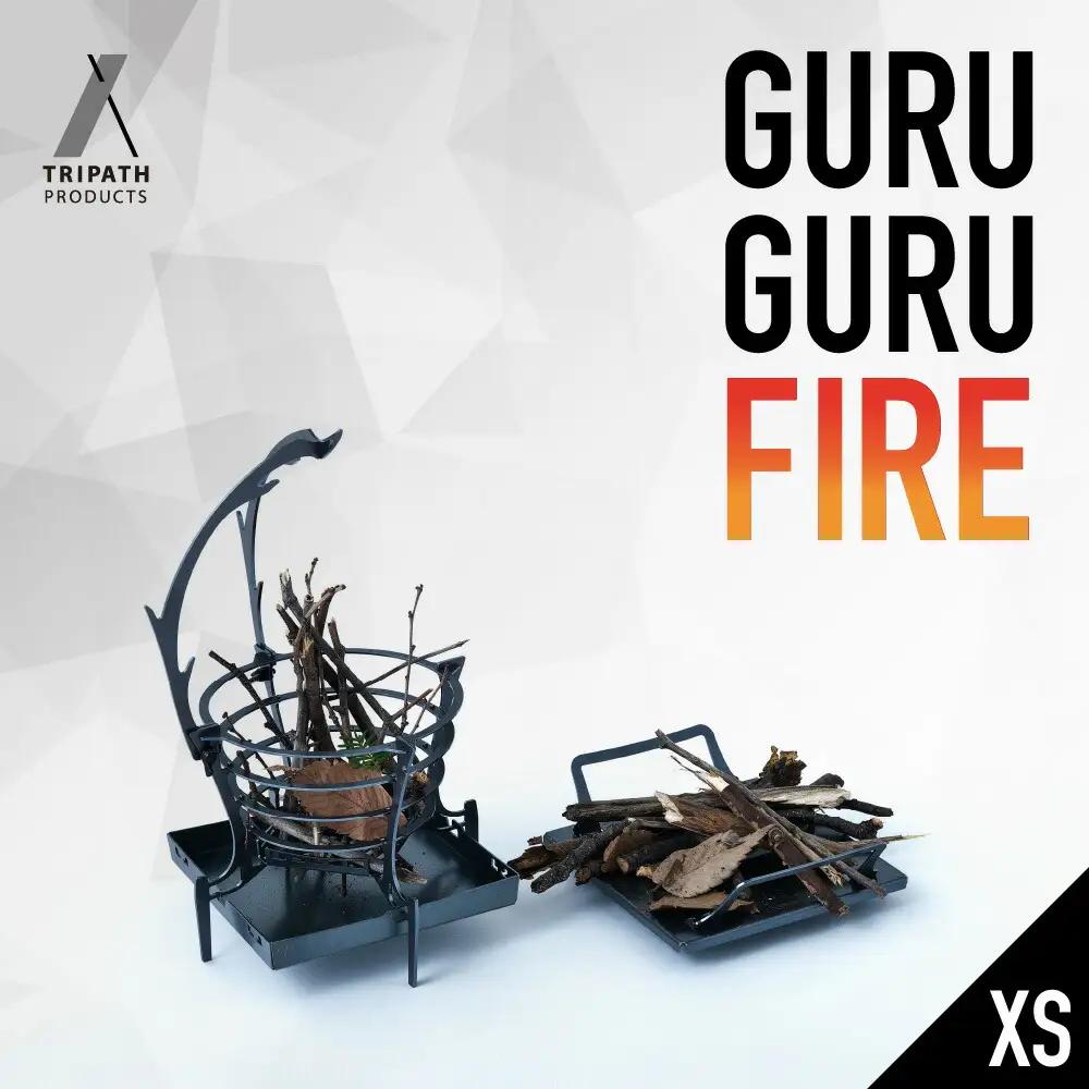 【工具不要の焚き火台】GURU GURU FIRE（XS)