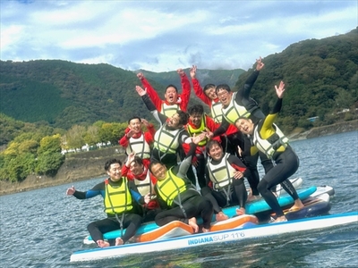 【ふるさと納税】神奈川の秘境でSUP半日ツアー！５名様分【 体験チケット 利用チケット アウトドア 神奈川県 山北町 丹沢湖 】