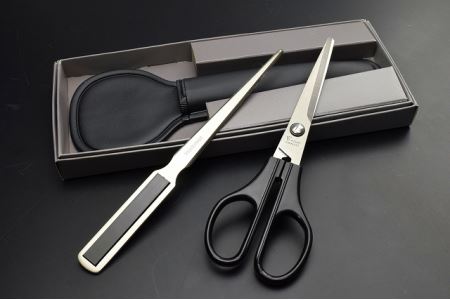 H6-86 デスクアソート2点セット（はさみ・ペーパーナイフ） Vロード（DA-11）