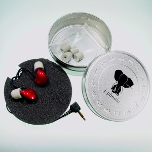 j-phonic K2（mx）カラー：アップルレッド プロ用フルレンジ・イヤフォンの音楽鑑賞用モデル