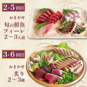お刺身 定期便 6回 刺身 刺身 刺身 刺身 刺身 GK1000