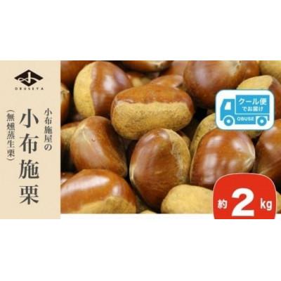 ふるさと納税 小布施町 小布施栗(無燻蒸生栗) 約2kg