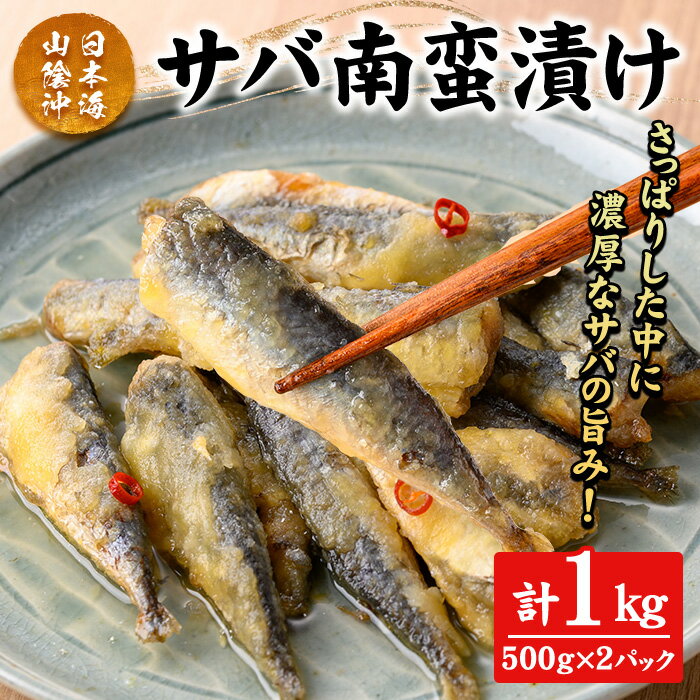 【ふるさと納税】サバ南蛮漬け(計1kg) 鳥取県 日本海 山陰沖 さば 南蛮 さっぱり 濃厚 鮮魚 魚 魚介 海鮮 海の幸 食品 食べ物 惣菜 お惣菜 おかず ご飯のお供 おつまみ お取り寄せ ご当地 冷凍 【sm-CD015】【羽根】