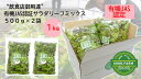 【ふるさと納税】【飲食店御用達】有機JAS認証サラダリーフMix(500g×2袋　合計1kg）（FV004）