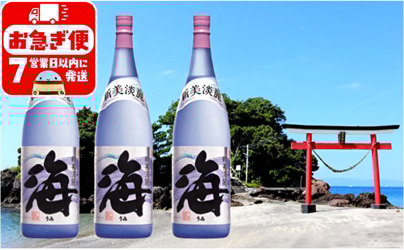 
C3-25115／大海酒造　海　1800ml×3本セット
