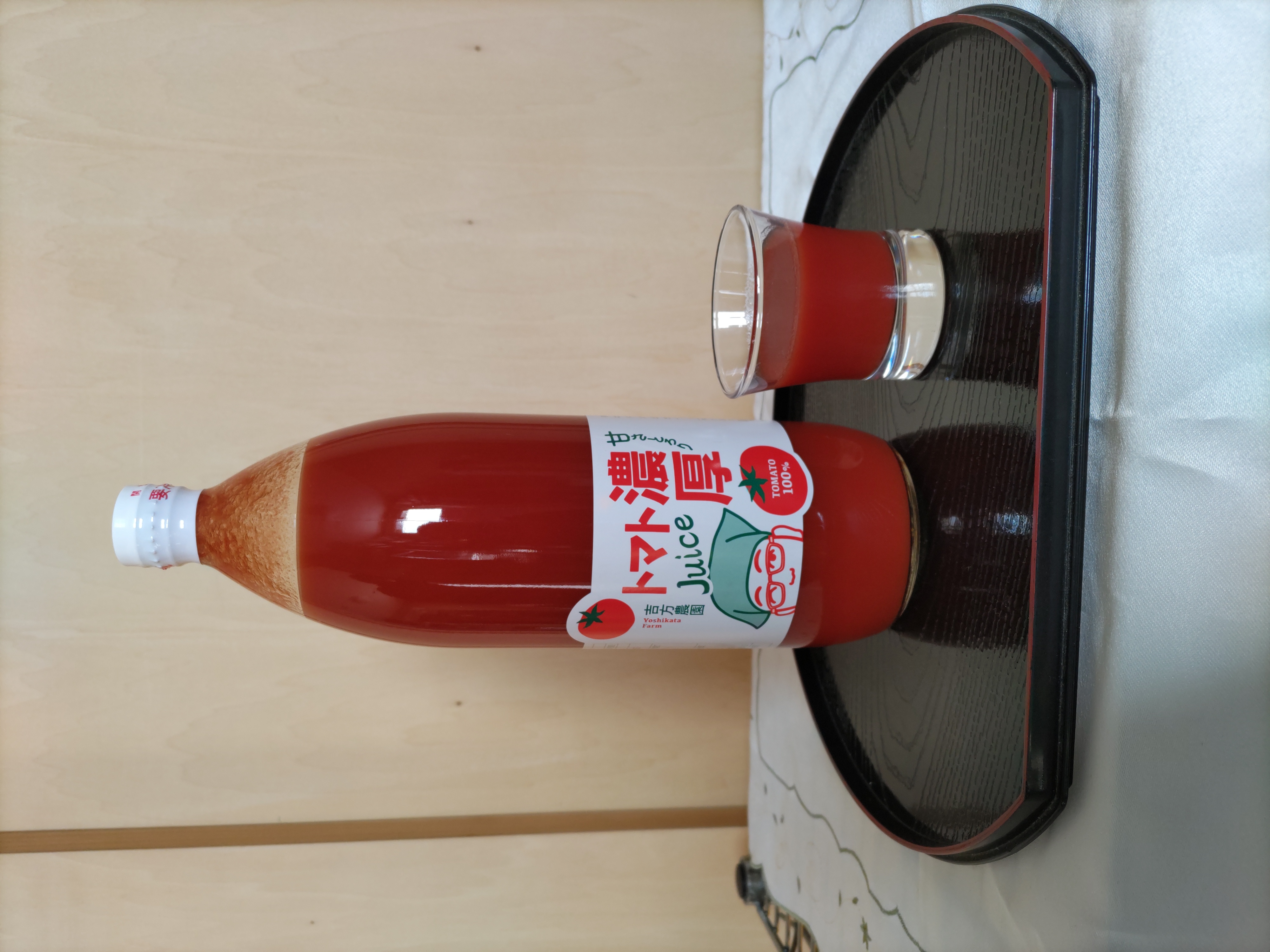 北海道士別市【吉方農園】トマトジュース　1L×2本