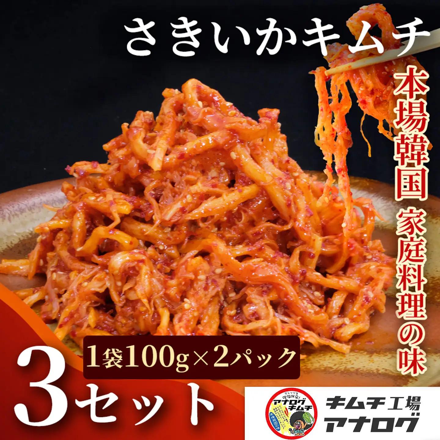 熟成秘伝のさきいかキムチ(100g×6パック)(H104231)