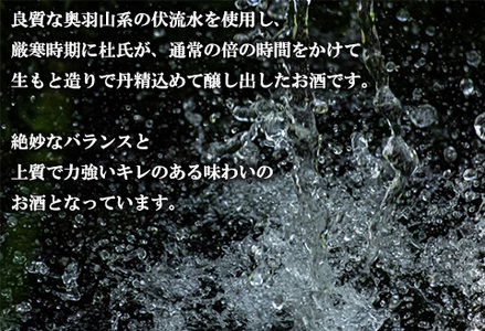 390P4002 【隔月3回定期便】 北鹿 『濃醇辛口 生もとパック』 2L×6本 (全18本)